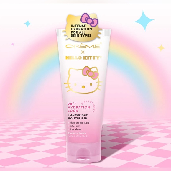 NWT Hello Kitty x The Crème Shop 24/7 Hydration Lock Lightweight - Picture 1 of 2
